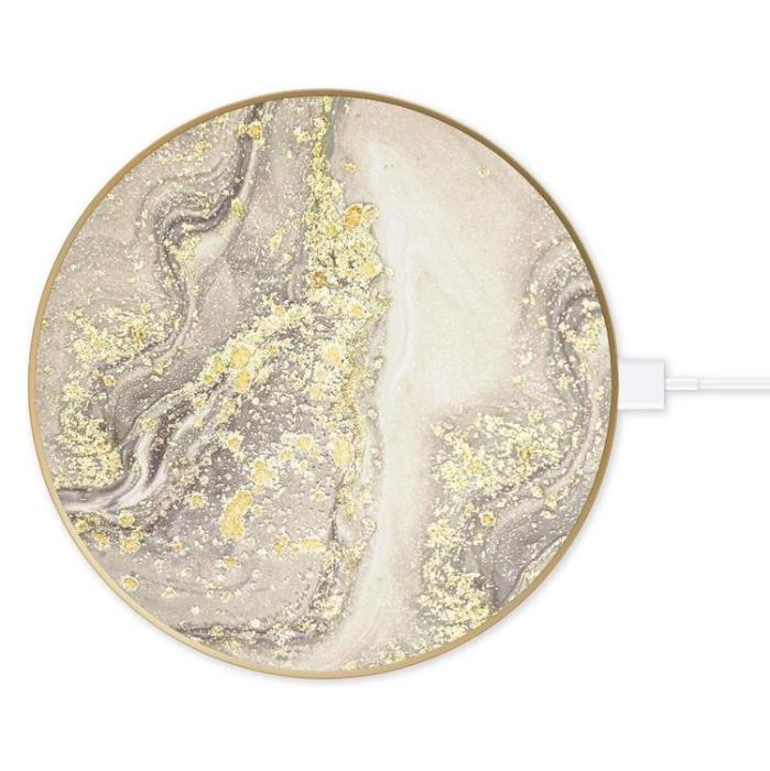 UTGATT1 - Ideal Of Sweden Qi Trådlös Laddare - Sparkle Greige Marble