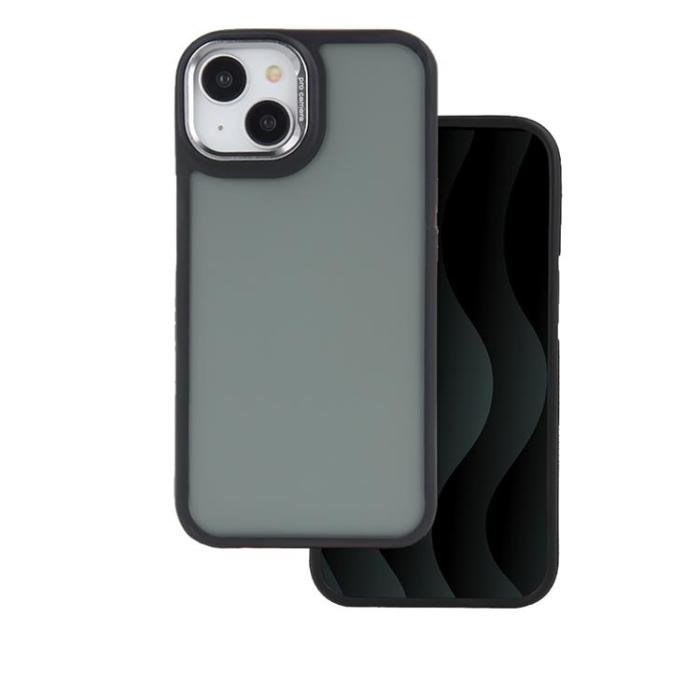 OEM - iPhone 16 Mobilskal Crystal Black - Grå