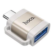 Hoco - Hoco Adapter OTG USB-C Till USB-A 3A UA31C - Grå