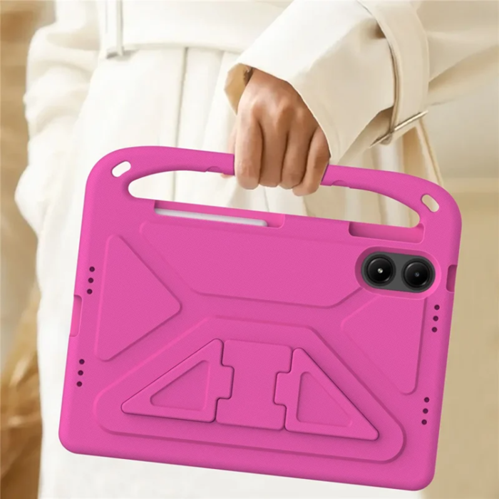A-One Brand - Xiaomi Redmi Pad Pro/5G/Poco Pad Skal EVA Handgrepp Kickstand - Rose