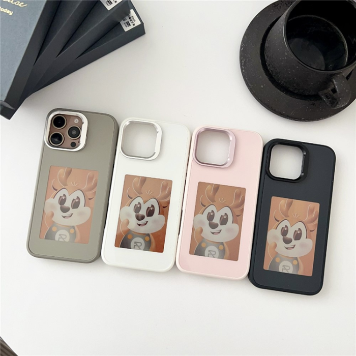 A-One Brand - iPhone 14 Pro Mobilskal MagSafe Lens Kickstand E-Ink Customized NFC