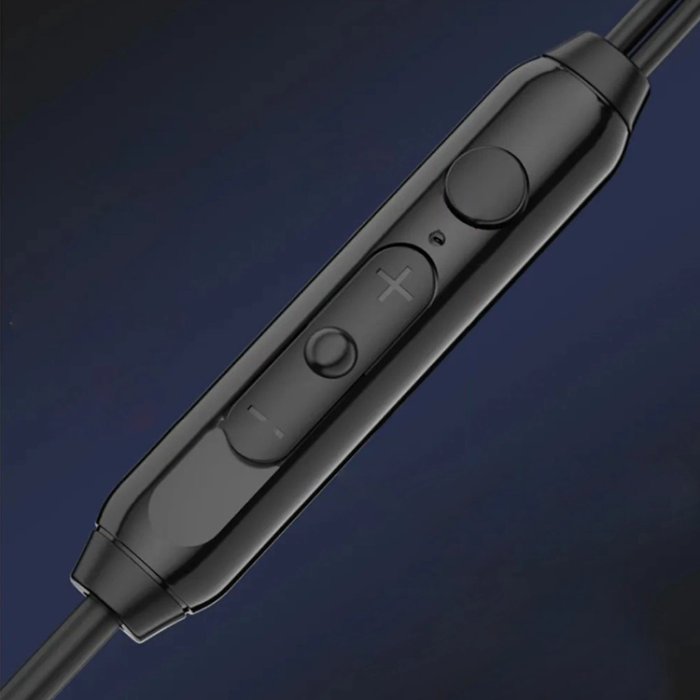 Dudao - Dudao X1PROT In-Ear Hörlurar Anslutna USB-C Kabel 1.2 m - Svart