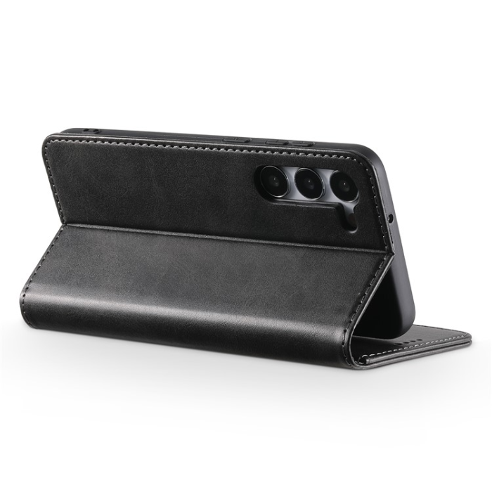 SUTENI - SUTENI Galaxy S23 Plus Plånboksfodral Kickstand Flip - Svart