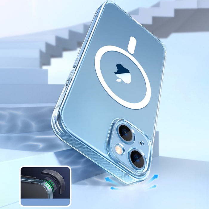 Ugreen - Ugreen iPhone 14 Plus Skal MagSafe Classy Gel - Transparent