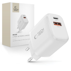 Tech-Protect - Tech-Protect Väggladdare USB-A Till USB-C 30W - Vit