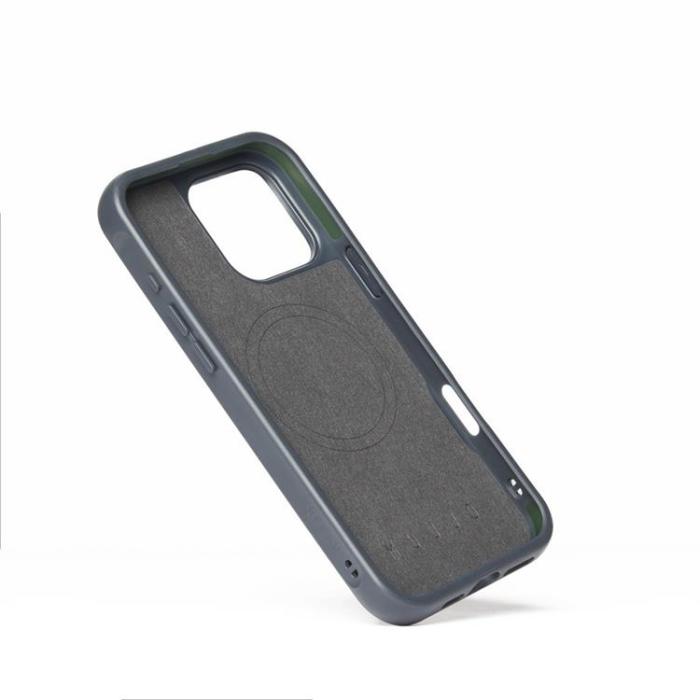 Mujjo - Mujjo iPhone 16 Pro Max Mobilskal MagSafe Shield - Stålblå