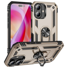 A-One Brand - iPhone 16 Plus Mobilskal med Kickstand - Guld