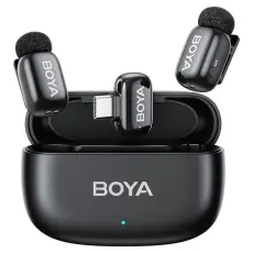 BOYA - BOYA 2-St Trådlös Lavaliermikrofon Brusreducering Mini-03