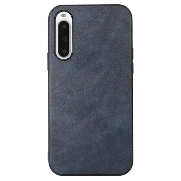 A-One Brand - Sony Xperia 10 V Mobilskal Cowhide Texture - Blå