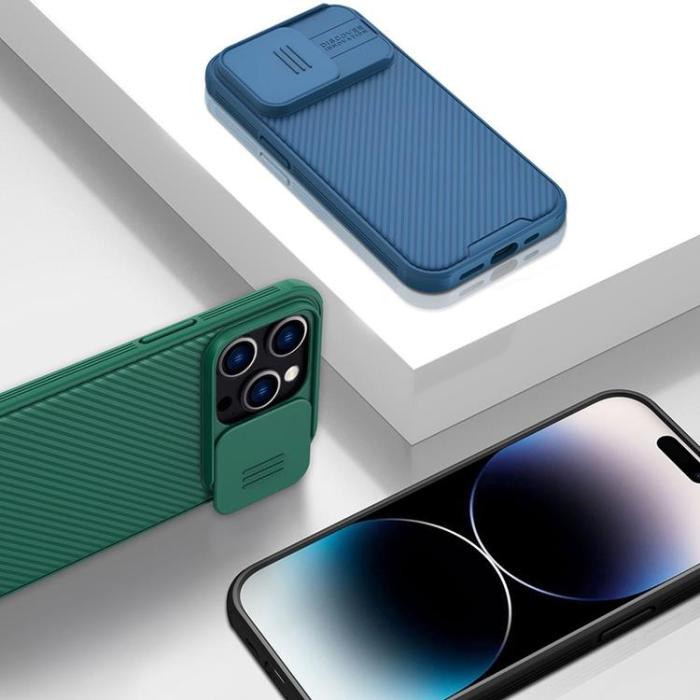 Nillkin - Nillkin iPhone 14 Pro Skal CamShield Pro (PC Och TPU) - Blå