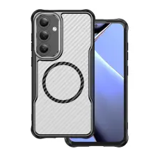 OEM - Galaxy S25 Plus Mobilskal MagSafe Defender Carbon - Svart