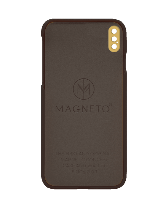 Marvêlle - Marvêlle iPhone XS MAX Magnetiskt Skal Oak Brown
