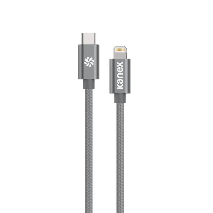 Kanex - Kanex Durabraid USB-C till Lightning2m - Rymdgrå
