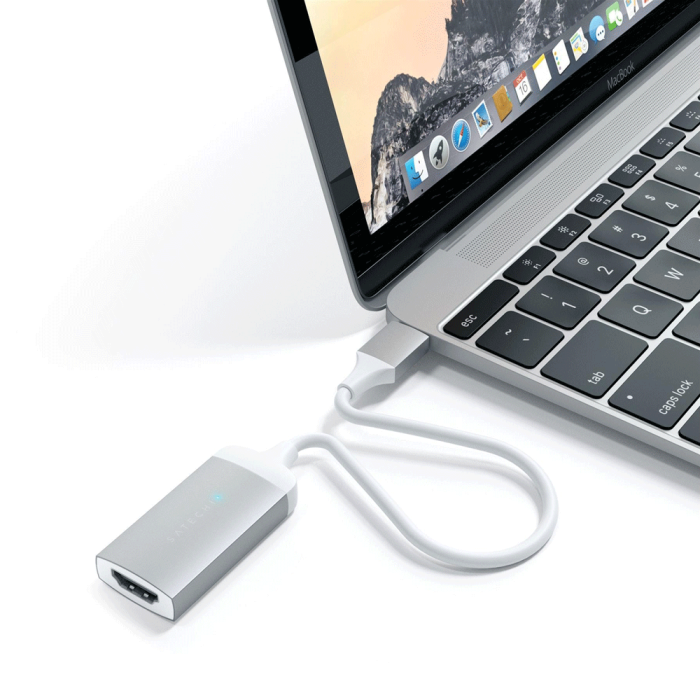 Satechi - Satechi USB-C HDMI Adapter - Silver