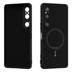 ABEEL - ABEEL Sony Xperia 1 VI Mobilskal Magsafe Liquid Silikon - Svart