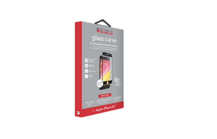 UTGATT4 - Invisibleshield Glass Curve Screen iPhone 6/7/8/SE 2020 Svart