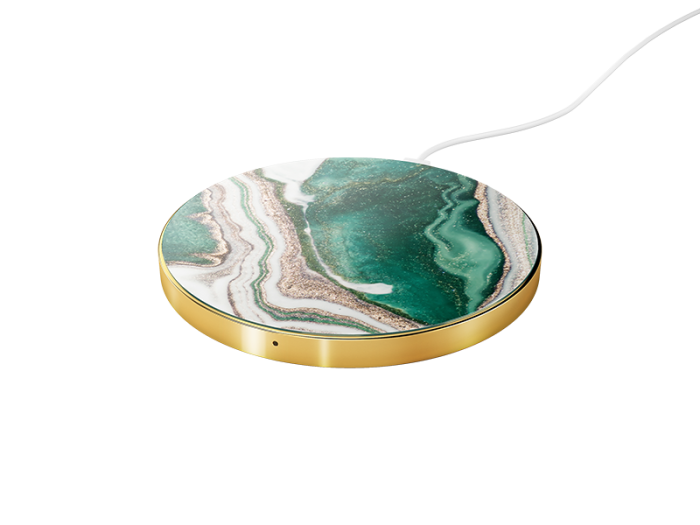 iDeal of Sweden - iDeal of Sweden Fashion Qi Charger Golden Jade Marble