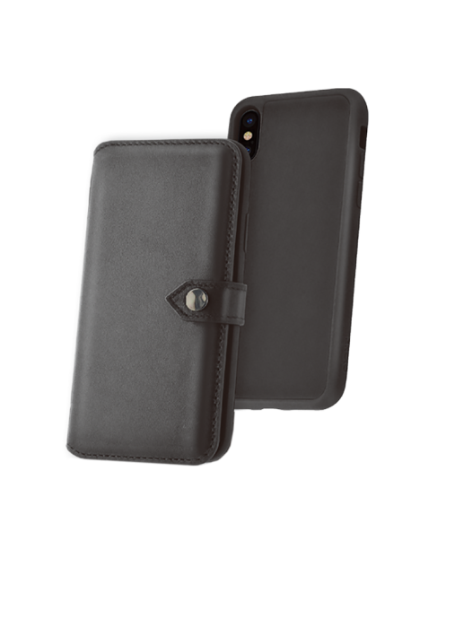 UTGATT4 - Ercko 2-1 Airflex Magnet Case And Wallet iPhone X/Xs Black