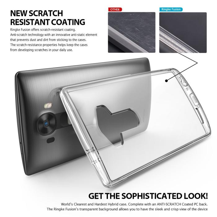 UTGATT5 - Ringke FUSION Skal till LG G4 (Crystal View)