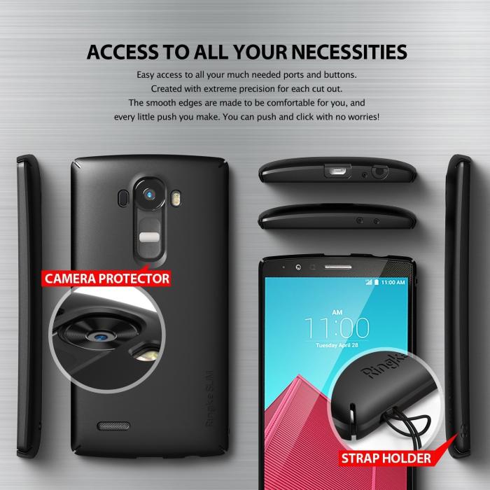 UTGATT5 - Ringke SLIM Skal till LG G4 (Crystal)