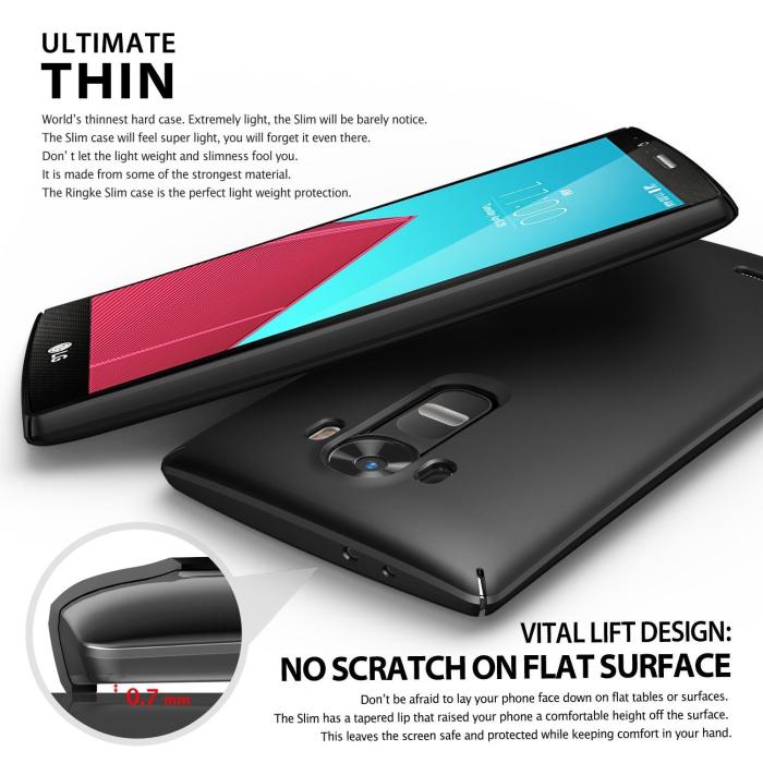 UTGATT5 - Ringke SLIM Skal till LG G4 (Crystal)