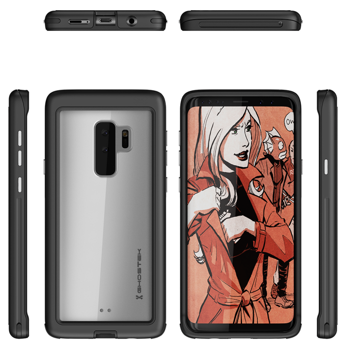 Ghostek - Ghostek Atomic Slim Skal till Samsung Galaxy S9 Plus - Svart