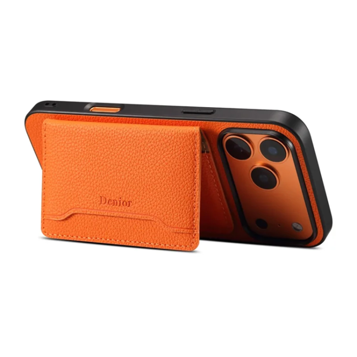 DENIOR - DENIOR iPhone 17 Pro Max Mobilskal korthållare Magsafe D30 - Orange