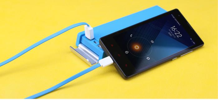 UTGATT4 - iHave Flat Micro USB kabel - 900mm - (Röd)
