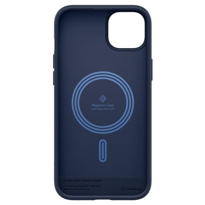 Spigen - Spigen iPhone 14 Plus Magsafe Skal Caseology Parallax - Midnattsblå