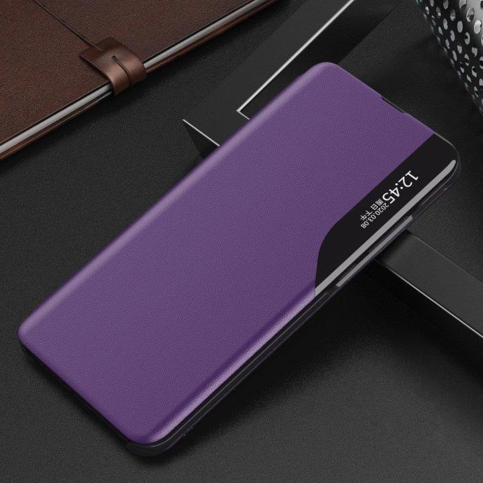 UTGATT1 - Eco Leather View Case Fodral Galaxy Note 20 Ultra lila