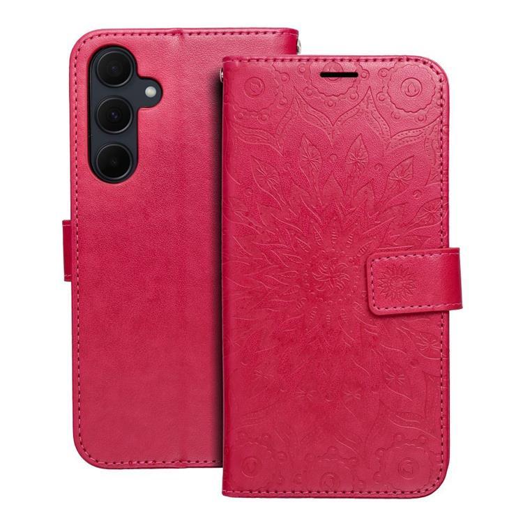 Galaxy A35 5G Plånboksfodral Mezzo Mandala - Magenta | 2353 | AlltMobil