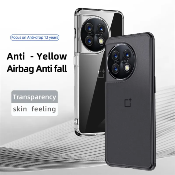 OEM - OnePlus 11 5G Mobilskal DropProof Hybrid TPU - Clear