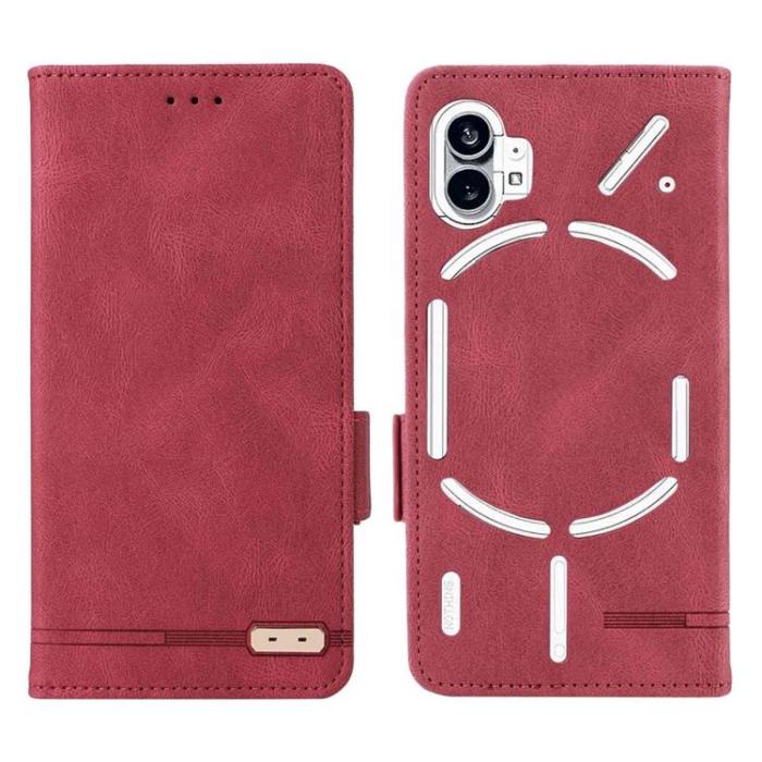 A-One Brand - Nothing Phone 1 Plånboksfodral Decor - Röd