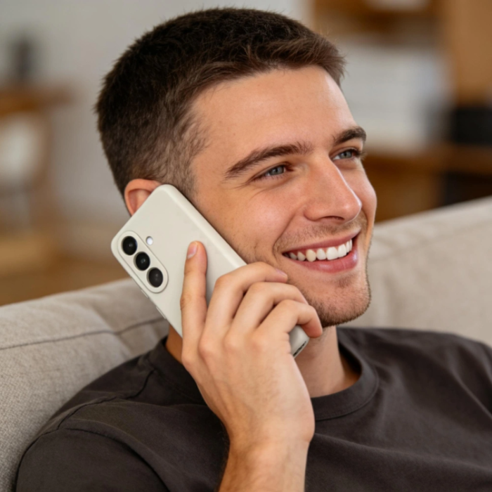 Tech-Protect - Tech-Protect Mobilskal För Galaxy S26 Plus Magsafe Silikon - Cosmic Latte