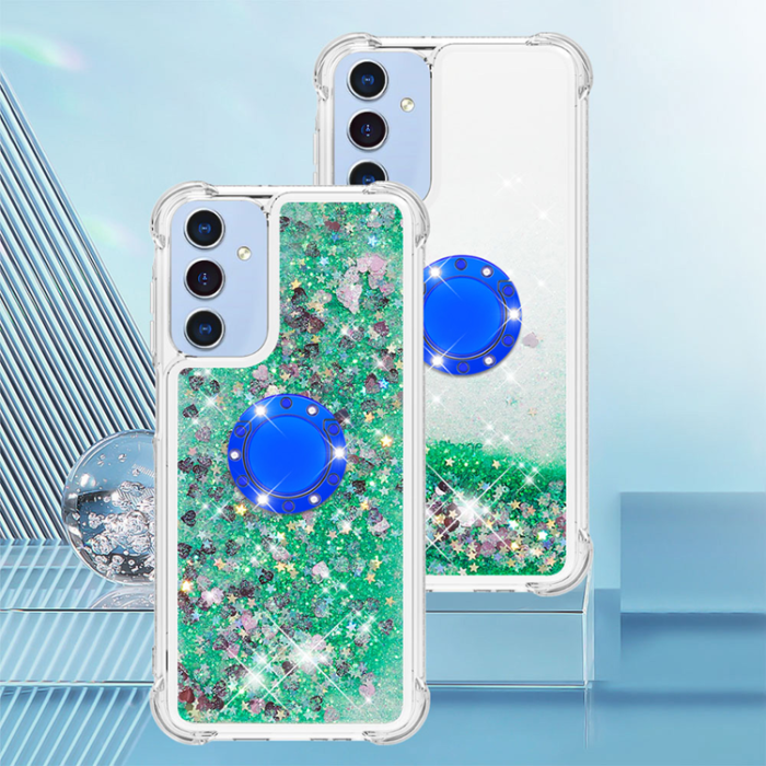 A-One Brand - Galaxy A17/A26 Mobilskal Kickstand Quicksand TPU - Grön