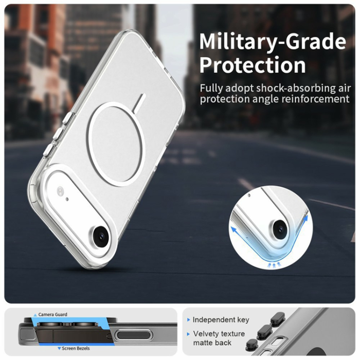 A-One Brand - iPhone Air Mobilskal MagSafe Candy Color - Vit