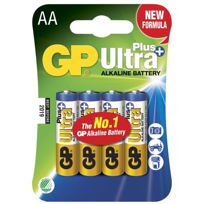 UTGATT1 - GP Ultra Plus Alkaline AA 4-pack
