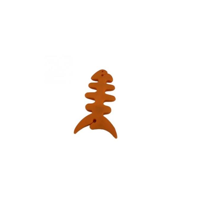 OEM - Kabelhållare för Hörlurar Fish-shaped - Orange