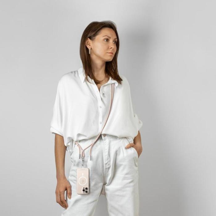Satechi - Satechi USB-C Nyckelbandskabel Crossbody OntheGo - Desert Rose