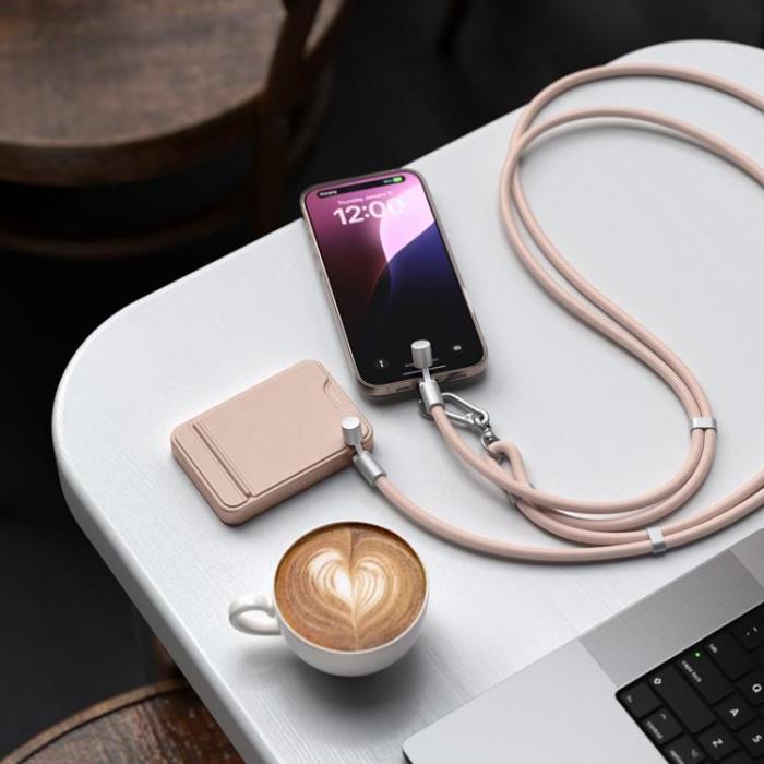 Satechi - Satechi USB-C Nyckelbandskabel Crossbody OntheGo - Desert Rose