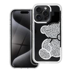 OEM - iPhone 16e Mobilskal Teddy Bear - Silver