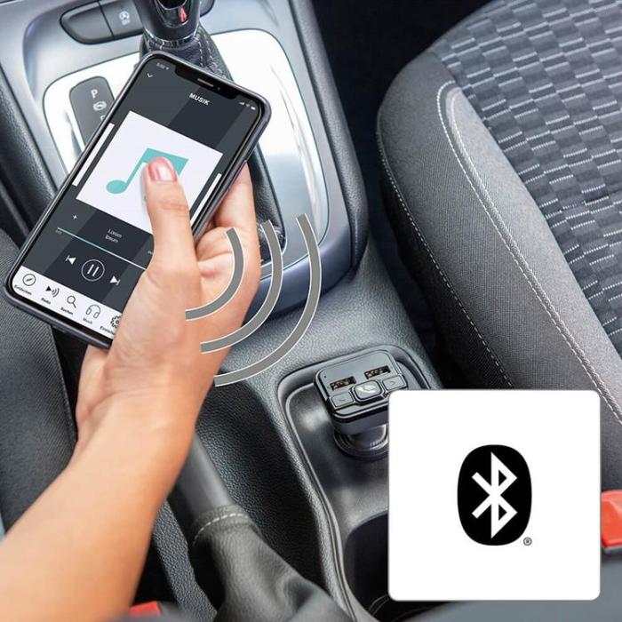 Hama - Hama FM-sändare Bluetooth - Grå