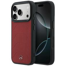 Mercedes - Mercedes Mobilskal F&ouml;r iPhone 17 Pro Max MagSafe Mesh with Bow Line - R&ouml;d
