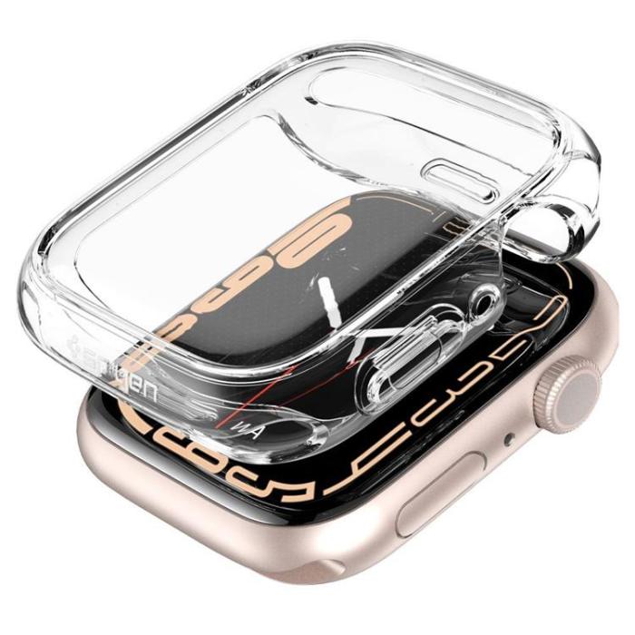 Spigen - Spigen Apple Watch 7/8 (45mm) Skal Ultra Hybrid - Clear