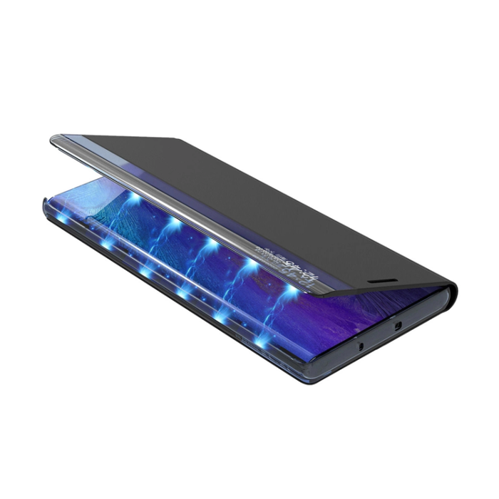 OEM - Galaxy A55 Fodral Sleep View med Flap - Blå
