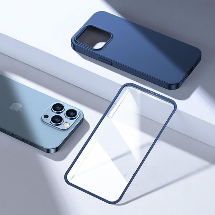 Joyroom - Joyroom iPhone 13 Pro Skal 360 Full - Blå