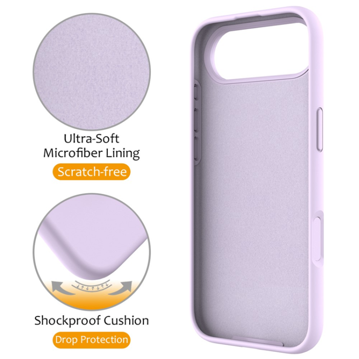 A-One Brand - iPhone Air Mobiskal MagSafe Kickstand PC + Silikon - Lila