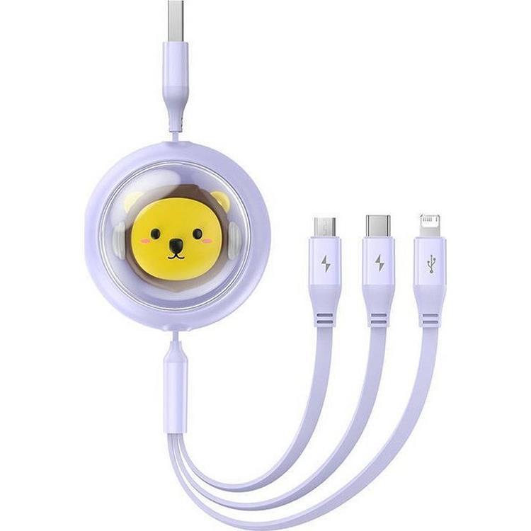 Baseus 3in1 USB-A till USB-C Lightning microUSB kabel 1.1m | 3541 | AlltMobil