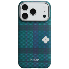 PITAKA - PITAKA Mobilskal F&ouml;r iPhone 17 Pro Max Magsafe Flora in Grid Edge - Forest Dawn
