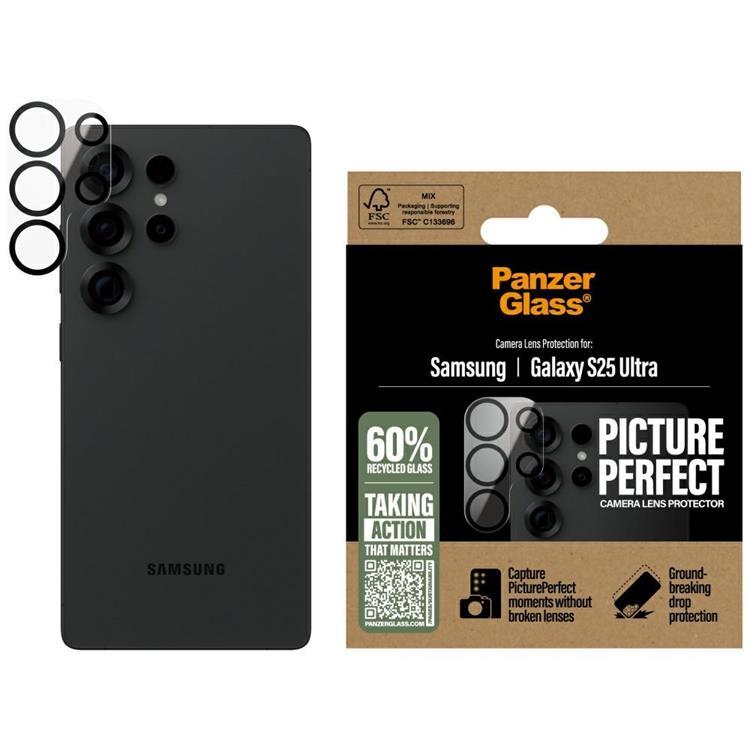 PanzerGlass Galaxy S25 Ultra Kameralinsskydd Härdat Glas Picture Perfect | 5468 | AlltMobil